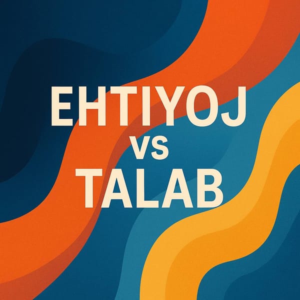 Ehtiyoj va talab: farqi nimada?
